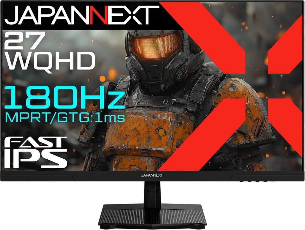 WQHD�Ή�27�^�Q�[�~���O���j�^�[(IPS/180Hz/DPx2/HDMIx2/PIP�EPBP/�����/2�N�ۏ�) JN-I27G180Q