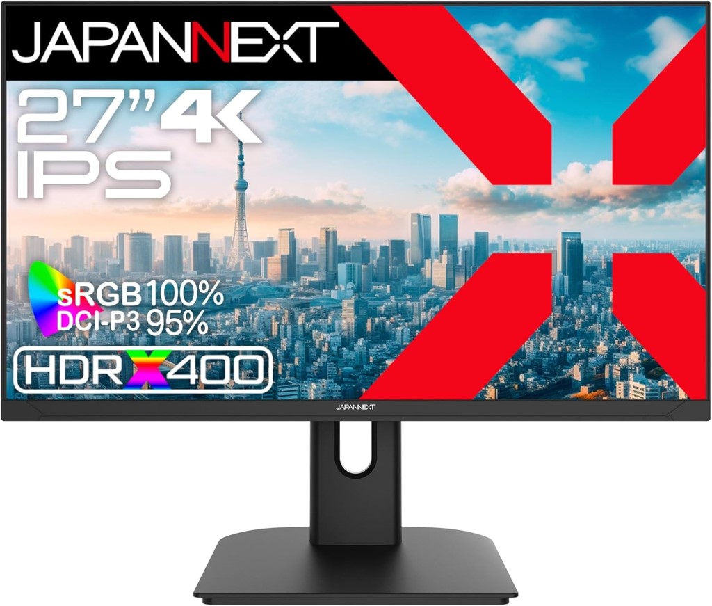 4K�Ή�27�^�t���f�B�X�v���C(IPS/DPx2/HDMIx2/�X�s�[�J�[/�����/2�N�ۏ�) JN-i27U