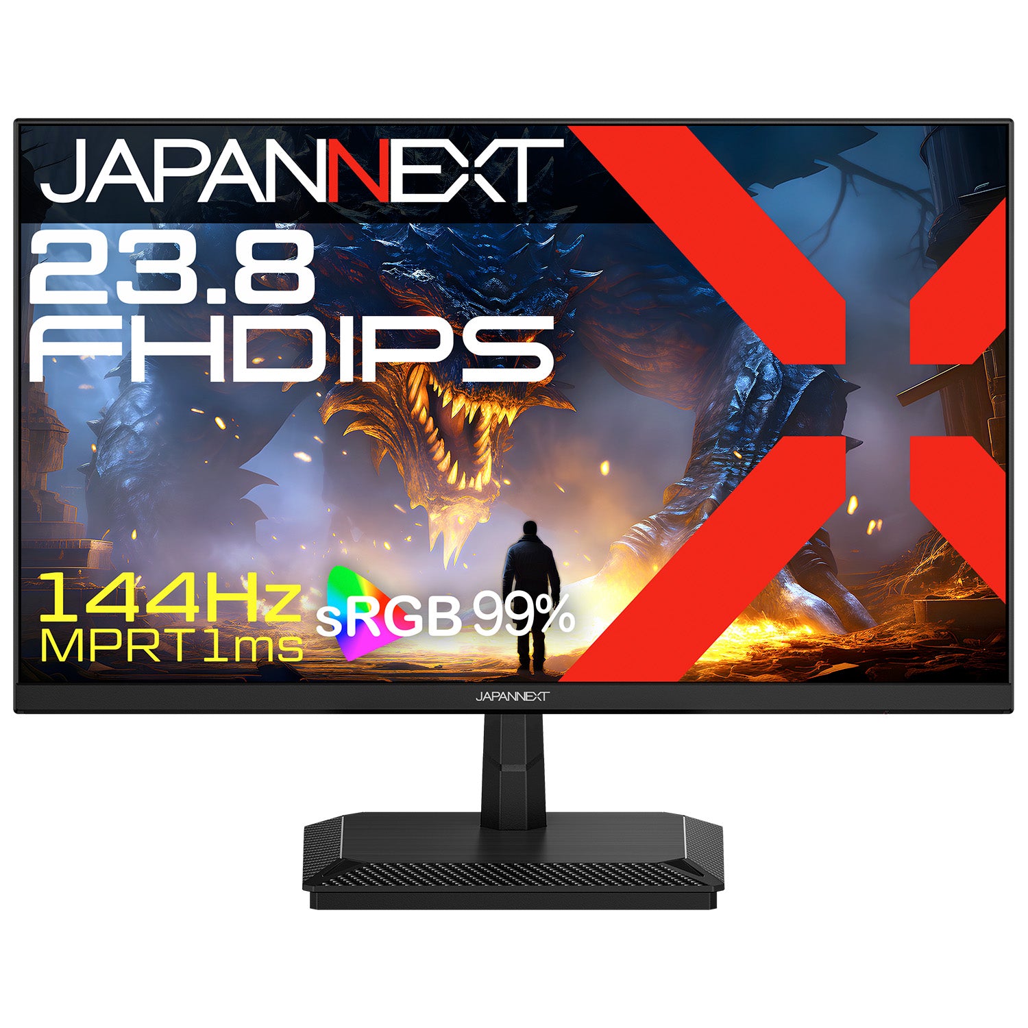 IPS�p�l���̗p �t��HD�Ή�23.8�^���C�h�t���f�B�X�v���C �Q�[�~���O 144Hz 2�N�ۏ� JN-IPS238G144DF