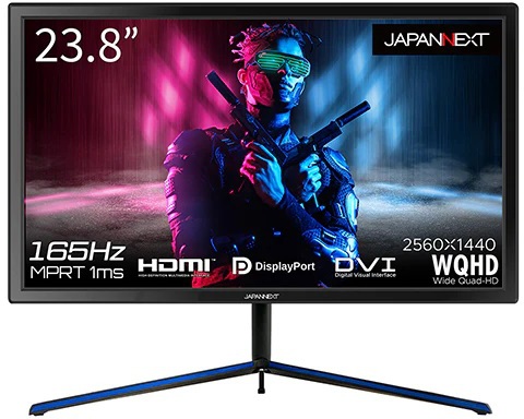 WQHD�Ή� 23.8�^�Q�[�~���O���j�^�[ 165Hz 2�N�ۏ� JN-238GT165WQHDR