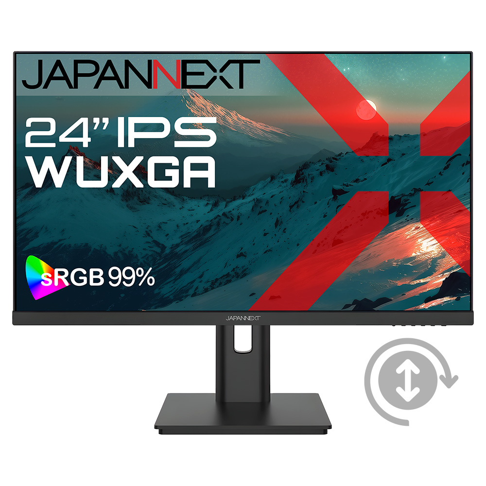 IPS�p�l���̗p WUXGA�Ή�24�^�t���f�B�X�v���C ��ʏ��~ ��] 2�N�ԕۏ� JN-IPS24WX-HSP