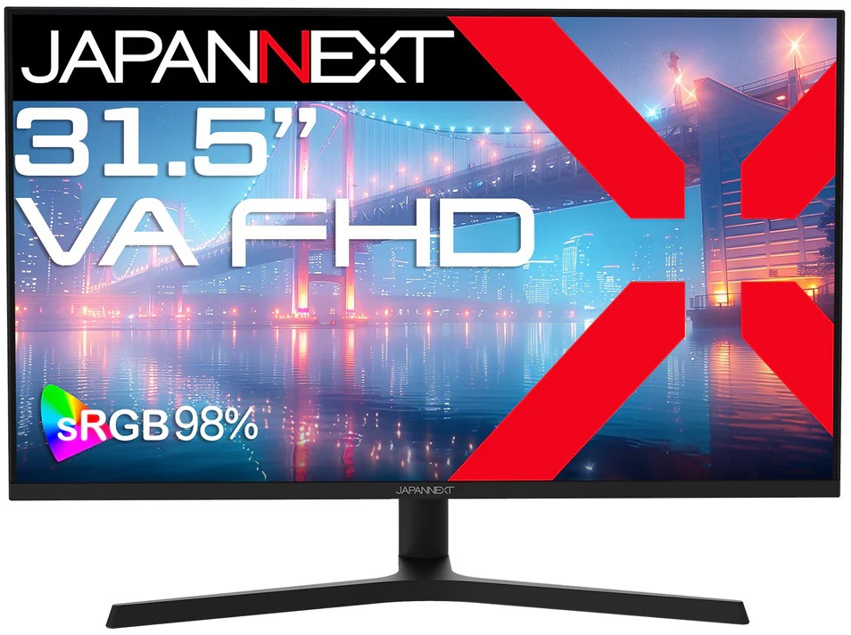 �t��HD�Ή� 31.5�^�t���f�B�X�v���C/HDMI×1�AVGA×1/�u���b�N/�X�s�[�J�[��/2�N�ۏ� JN-V315F2-HSP