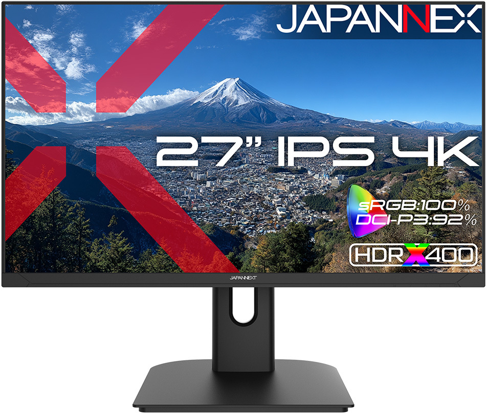 4K�Ή� 27�^�t���f�B�X�v���C/HDMI×2�ADP×2/�u���b�N/�X�s�[�J�[/2�N�ۏ� JN-i27U2
