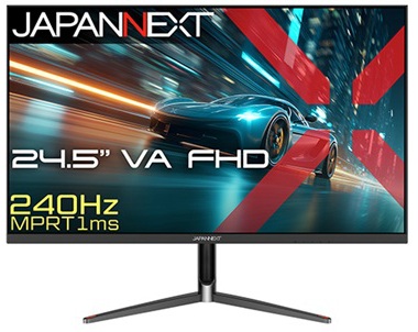 �t��HD�Ή� 24.5�^�t���f�B�X�v���C/HDMI×1�ADP×1/�u���b�N/2�N�ۏ� JN-245VG240F
