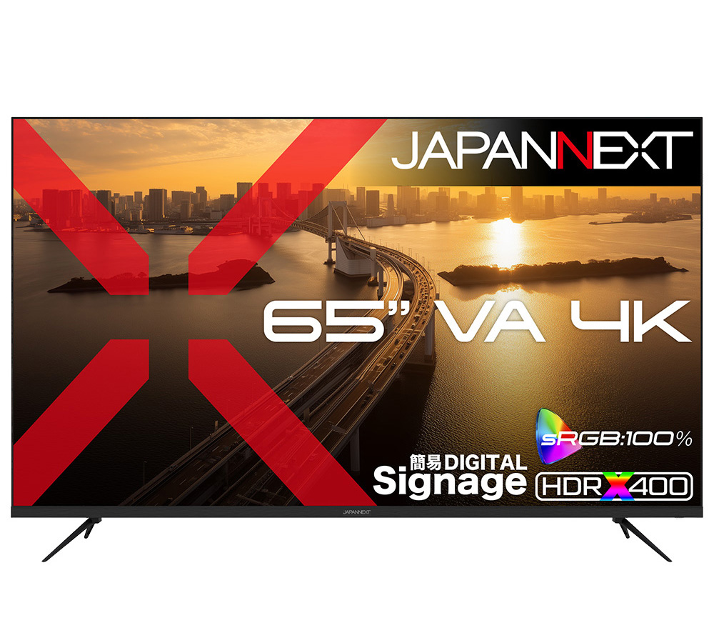 4K�Ή� 65�^�t���f�B�X�v���C/HDMI×3/�u���b�N/�X�s�[�J�[/2�N�ۏ� JN-V65U2-M