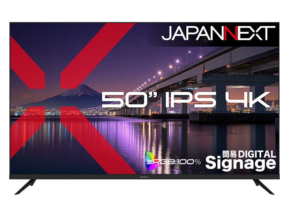4K�Ή� 50�^�t���f�B�X�v���C/HDMI×3/�u���b�N/�X�s�[�J�[/2�N�ۏ� JN-IPS50U-M