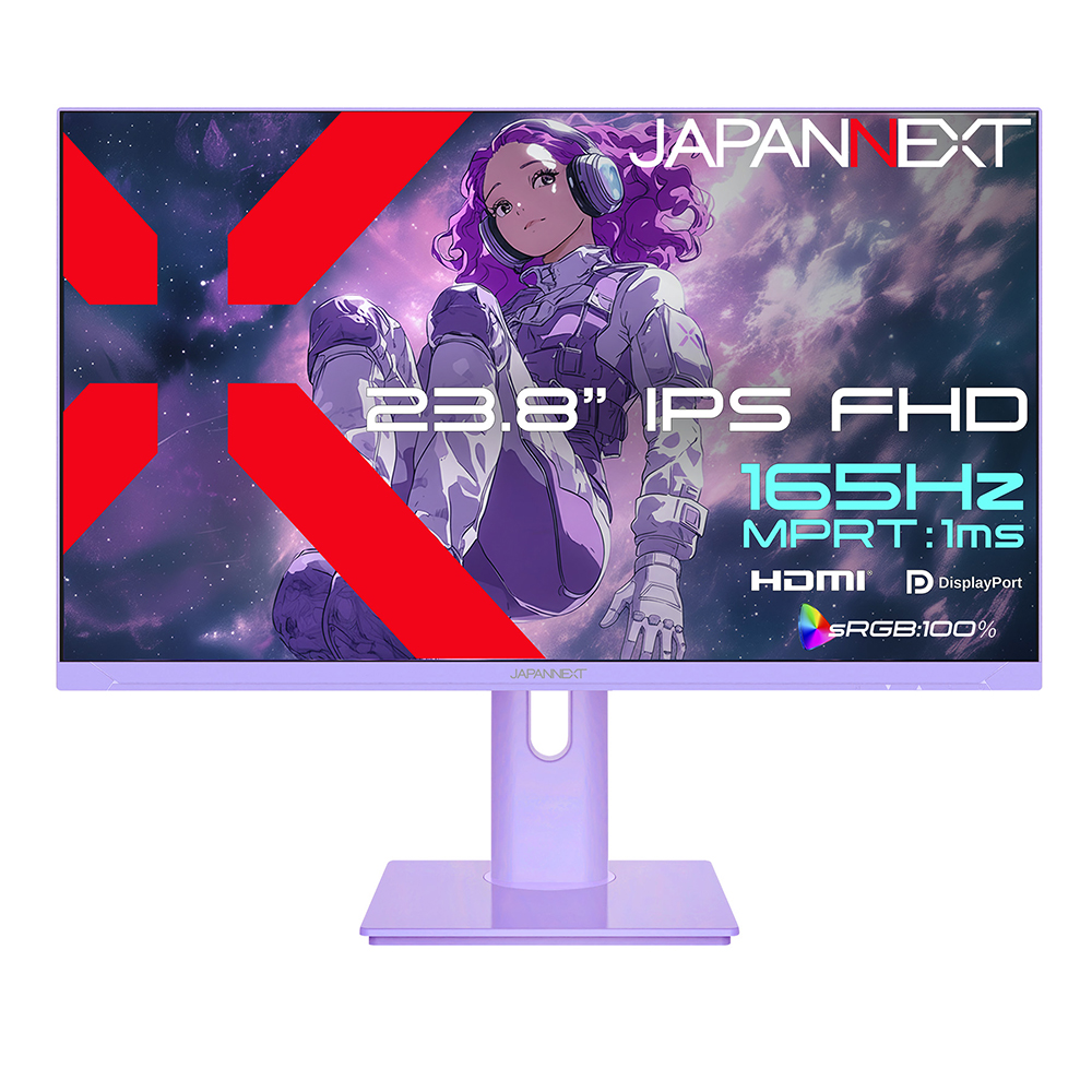 �t��HD�Ή� 23.8�^�t���f�B�X�v���C/HDMI�ADP/�p�[�v��/�X�s�[�J�[/2�N�ۏ� JN-IPS238G165F-HSP-PP