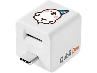 カナヘイ ピスケ柄 Qubii Duo USB Type-C iPhone/Android両対応 USB3.1 microSDリーダー MFi認証 MKPQC-WK