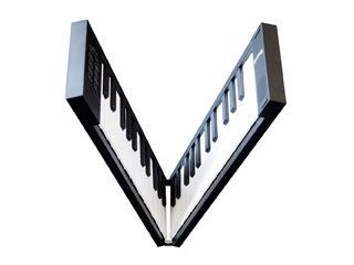 折りたたみ式 電子ピアノ オリピア / MIDI キーボード 49鍵盤 TAHORNG ORIPIA49BK ブラック