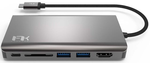 USB-C 8in1ハブ ポータブル UCH008AP2
