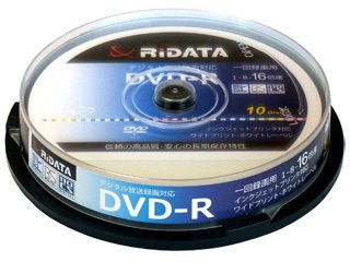DRCP16X.PW10RD D DVD-R 16×CPRM(10枚パック)