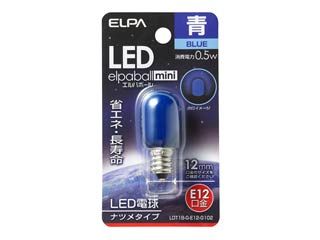 【在庫限り】LDT1B-G-E12-G102 LED装飾電球シリーズ(ナツメ球タイプ)口金E12・青