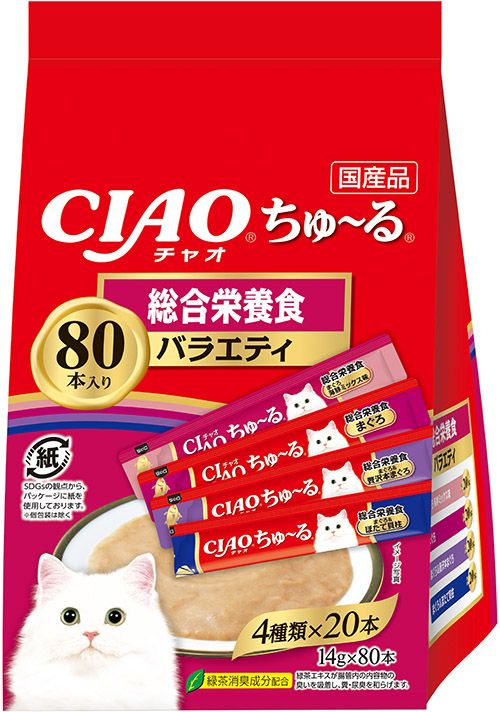 CIAO ちゅ〜る 総合栄養食バラエティ 14g×80本