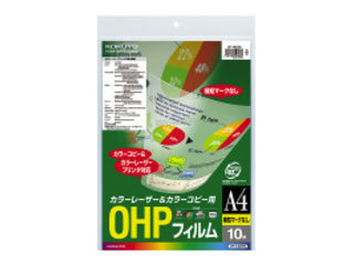 VF-1421N OHP�t�B���� �J���[LBP&PPC�p A4 10���� ���m�}�[�N�Ȃ��ɂ��Ă̊��z�E�]���E���R�~�i�N�`�R�~�j�����L�����������B
