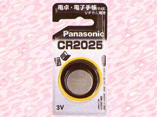 CR2025P　リチウムコイン電池