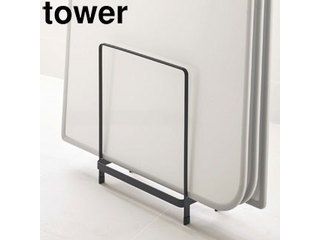 乾きやすい風呂蓋スタンド タワー ブラック tower