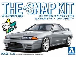 青島文化教材社 1/32 ザ・スナップキット No.14-D ニッサン R32 