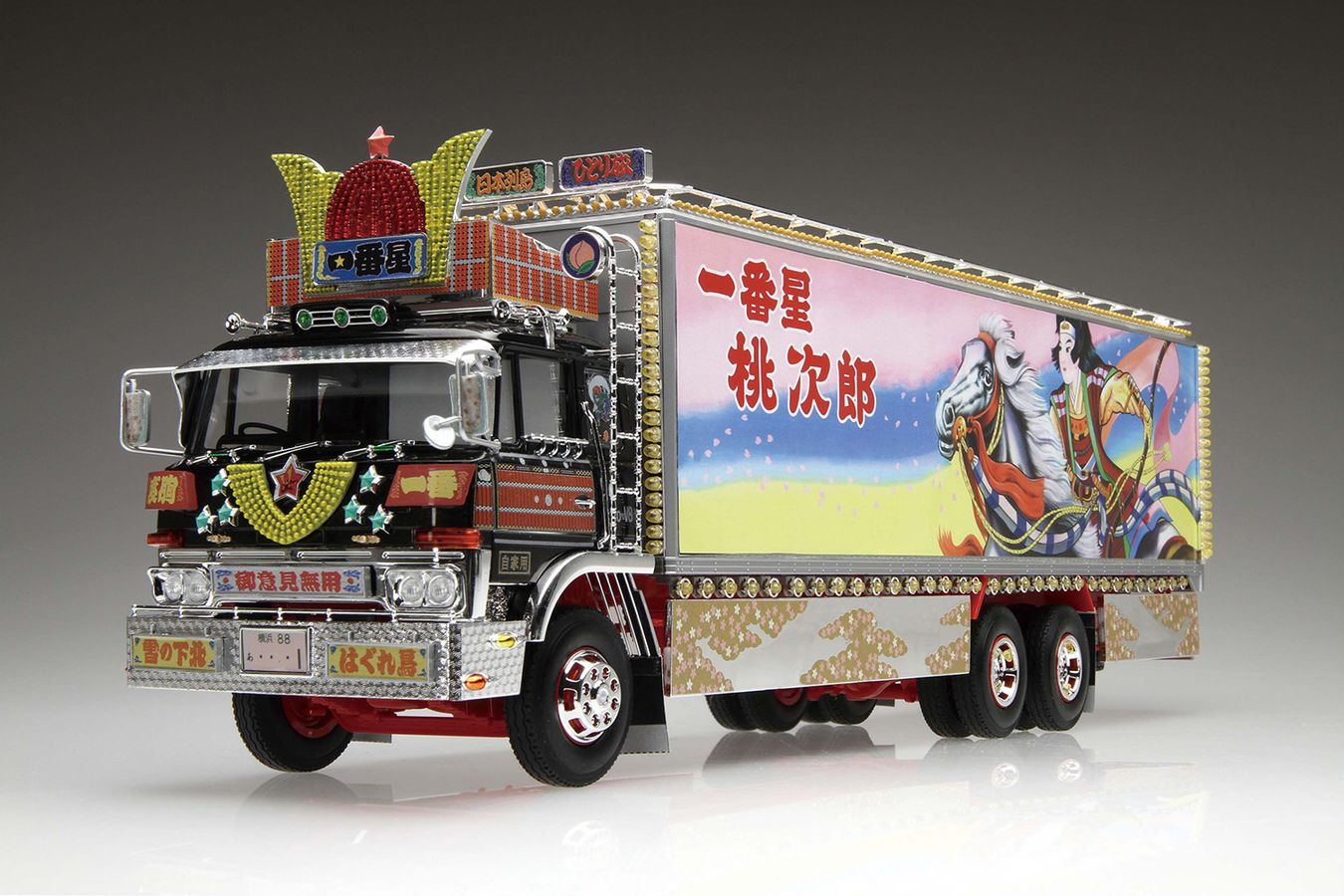 青島文化教材社 1/32 トラック野郎 No.04 一番星 男一匹桃次郎 (模型 