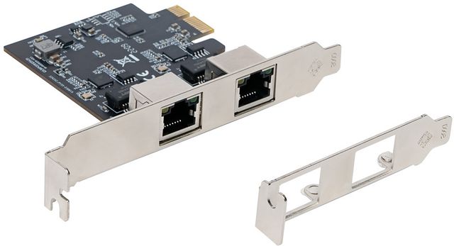 PCIeバス対応 2.5GBASE-T LAN 2ポートアダプタ GPE-2500-2T2