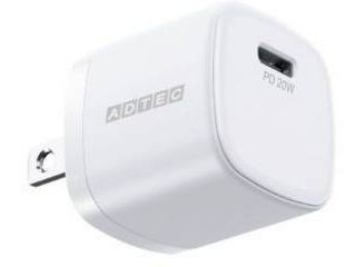 PD3.0 充電器 20W対応 ホワイト APD-V020C-WH