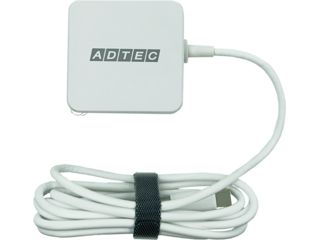 PD3.0 充電器 65W対応 ケーブル直結 APD-A065-w15C-WH ホワイト