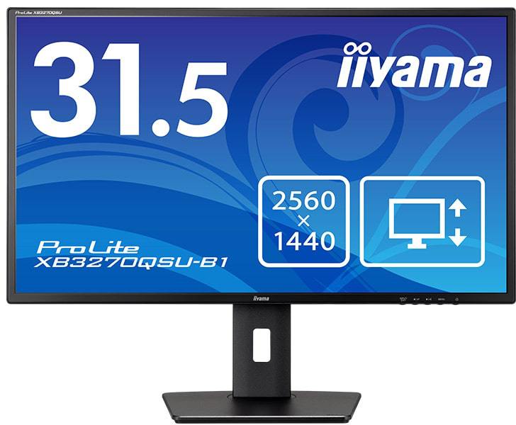 WQHD�Ή� 31.5�^�t���f�B�X�v���C/�u���b�N/�X�s�[�J�[/IPS XB3270QSU-B1