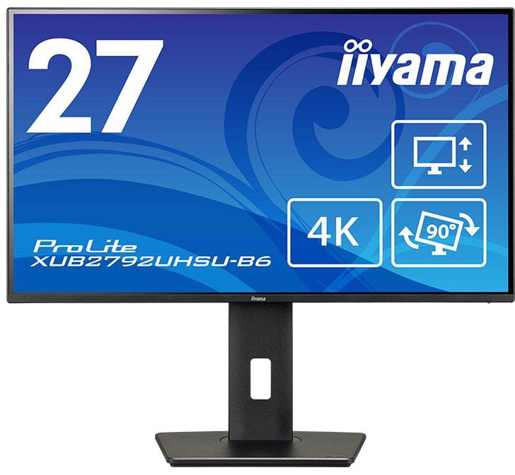 4K�Ή� 27�^�t���f�B�X�v���C/�u���b�N/�X�s�[�J�[/IPS/���~/��] XUB2792UHSU-B6