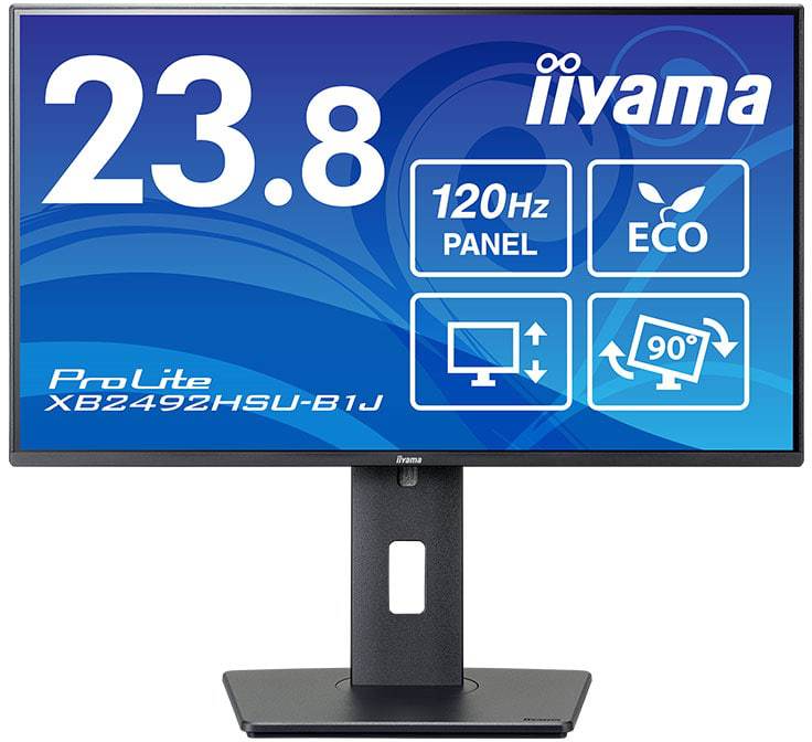 �t��HD�Ή� 23.8�^�t���f�B�X�v���C/HDMI�ADP/�X�s�[�J�[/IPS/���~/��]/�p�x����/3�N�ۏ� XB2492HSU-B1J