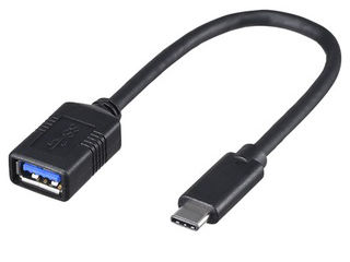 USB3.1 Gen1�ϊ��P�[�u���iA���X to C�j 0.15m �u���b�N BSUAMC311015BK