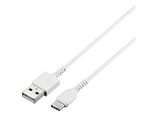 USB2.0 Type-C�P�[�u�� A-C 0.5m �z���C�g BSMPCAC105WH