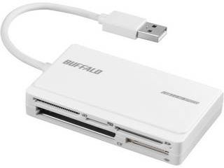 USB2.0 マルチカードリーダー UHS-I 対応ケーブル収納モデル ホワイト
