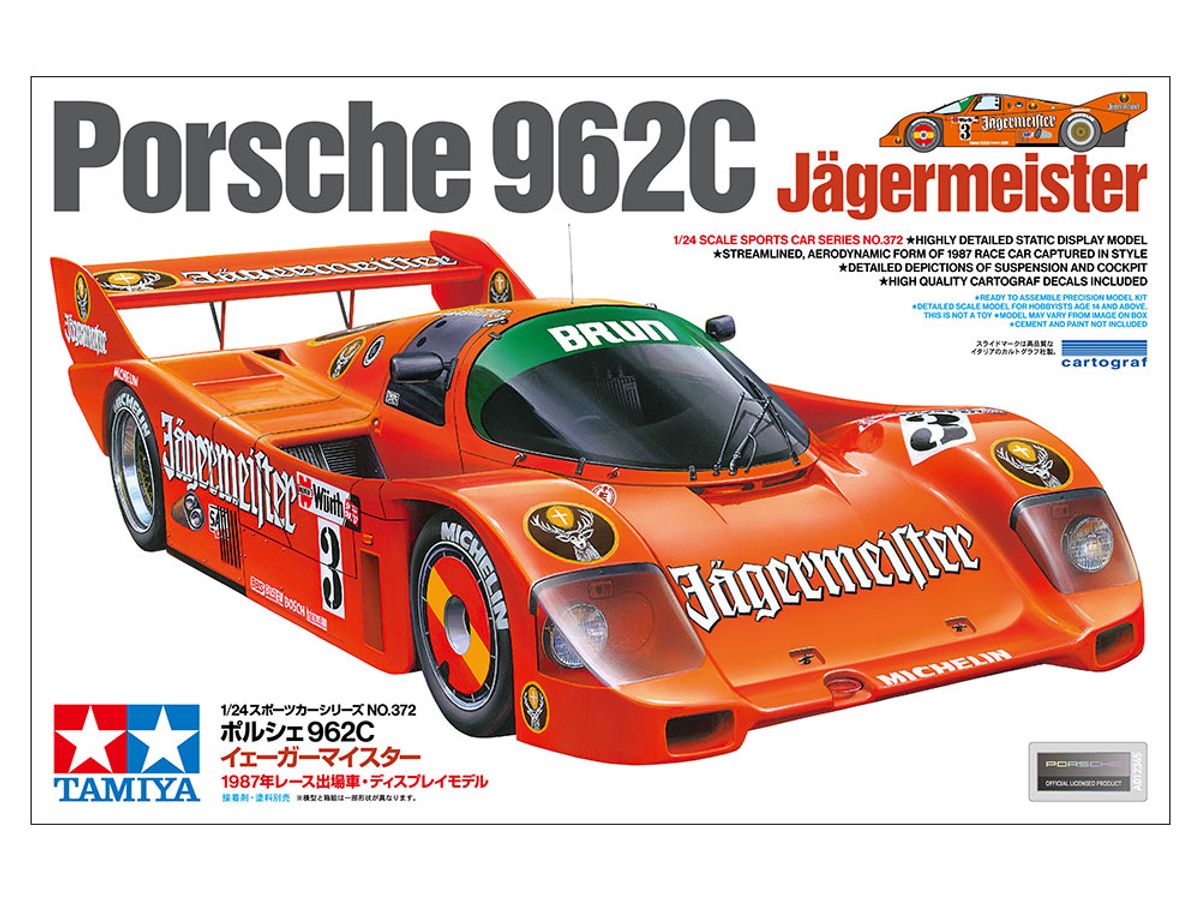 1/24 スポーツカーシリーズ No.372 1/24 ポルシェ 962C イェーガーマイスター 24372