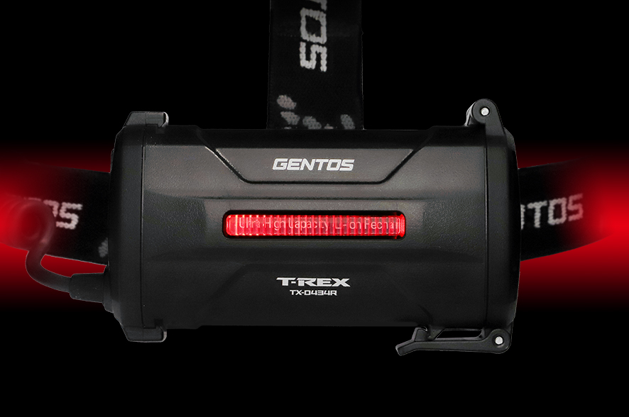 GENTOS ジェントス TX-D434R ブラック T−REX 2000LMヘッド