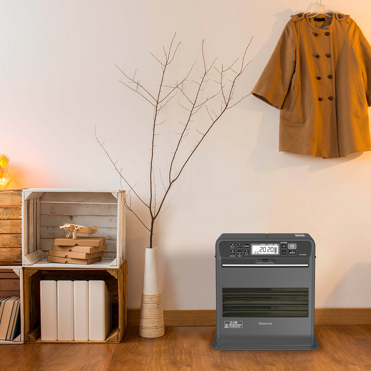 2023年製トヨトミ石油ファンヒーター/木造14畳鉄筋19畳/タンク7L