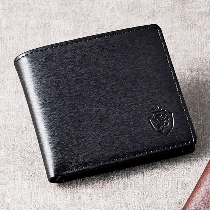 イングランドハウス メンズ二つ折り財布 ブラック - ムラウチ