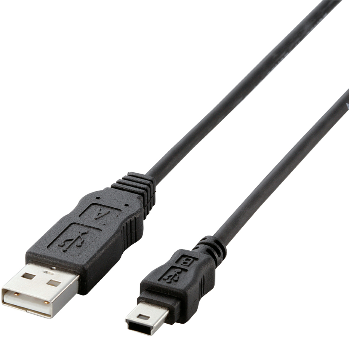 EU RoHS�w�ߏ���USB2.0�P�[�u��(A:�~�jB) 2.0m�u���b�N USB-ECOM520