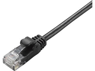 CAT6���� Gigabit ���炩LAN�P�[�u�� 10m �u���b�N LD-GPY/BK10