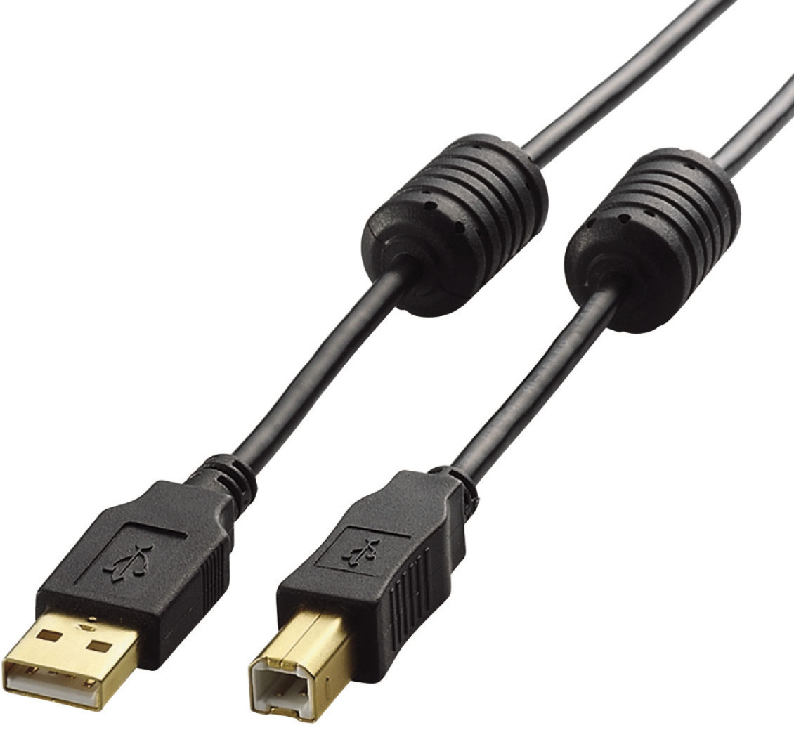 USB2.0�P�[�u��/�t�F���C�g�R�A�t AB�^�C�v/2.0m(�u���b�N) U2C-BF20BK