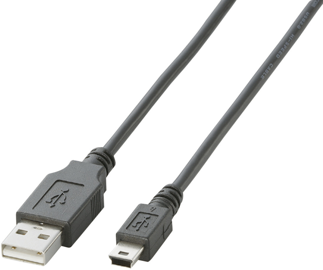 USB2.0�P�[�u�� A-miniB�^�C�v/0.5m(�u���b�N) U2C-M05BK