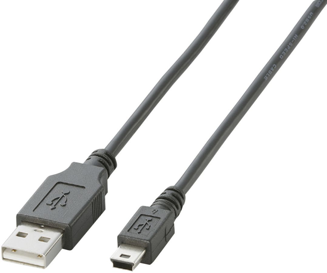 USB2.0P[u A-miniB^Cv/0.5m(ubN) U2C-M05BK