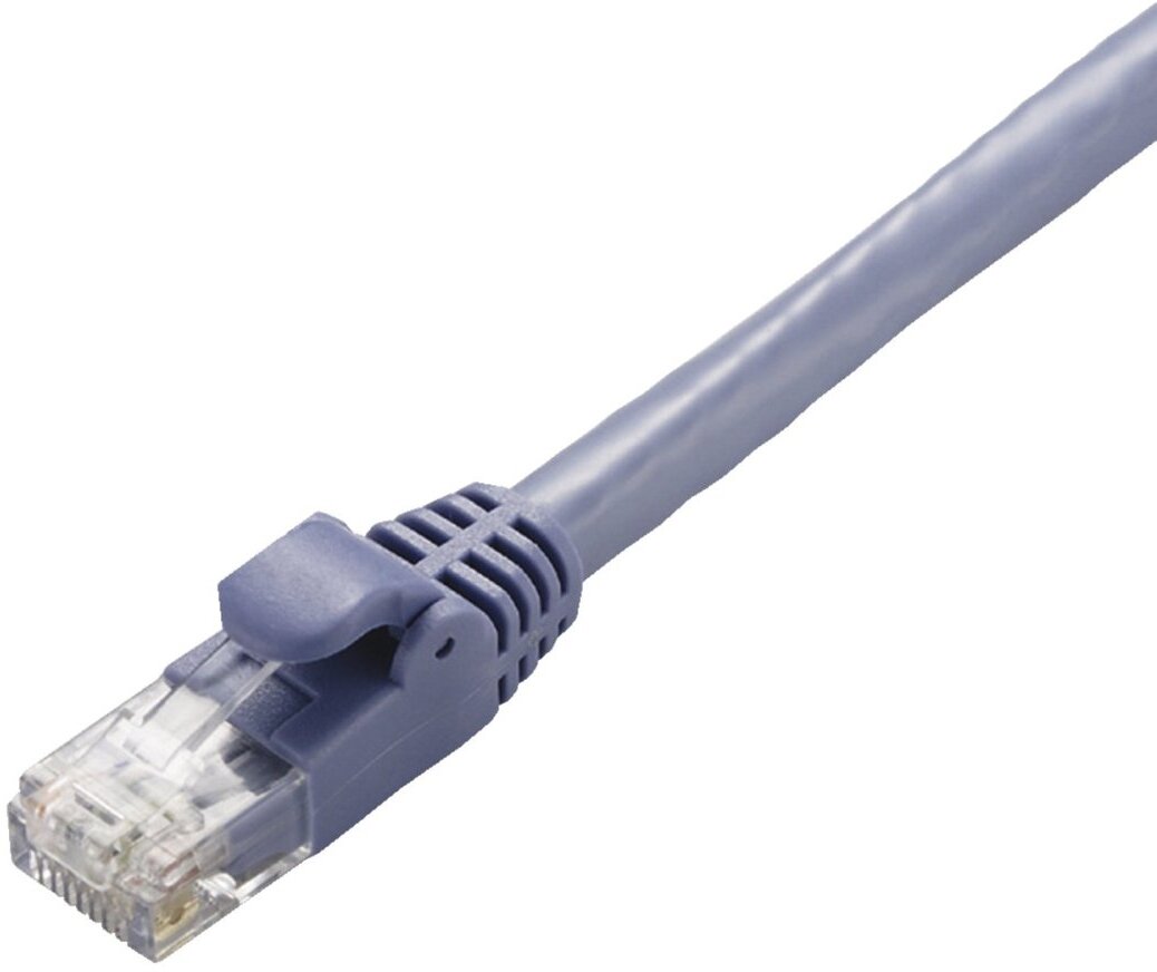 CAT6A���� �������\LAN�P�[�u�� [�u���[] 1m LD-GPA/BU1