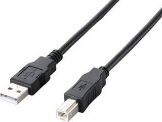 GRȊȈՃpbP[W USB2.0P[uiA-B^Cvj 2.0m U2C-JB20BK