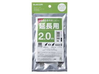 �G�RUSB2.0�����P�[�u���iAM-AF�^�C�v�j[�u���b�N] 2.0m U2C-JE20BK