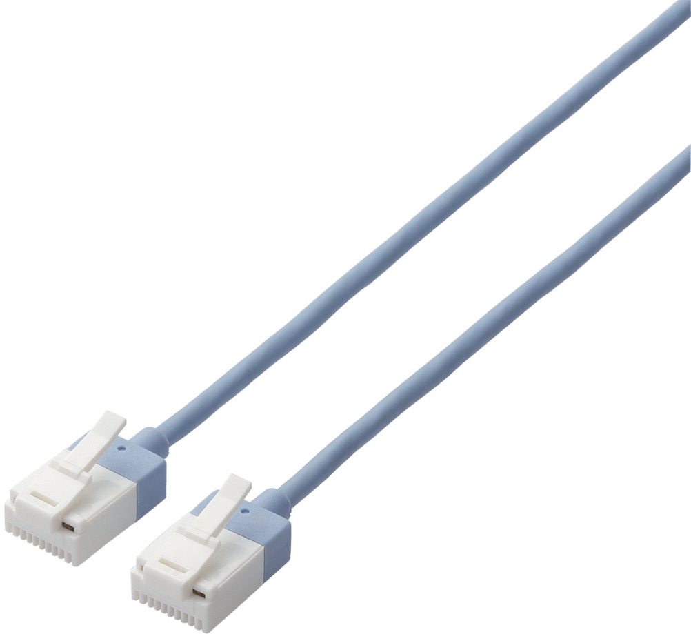 LAN�P�[�u��/CAT6A/�ܐ܂�h�~/0.5m/�u���[ LD-GPASST/BU05