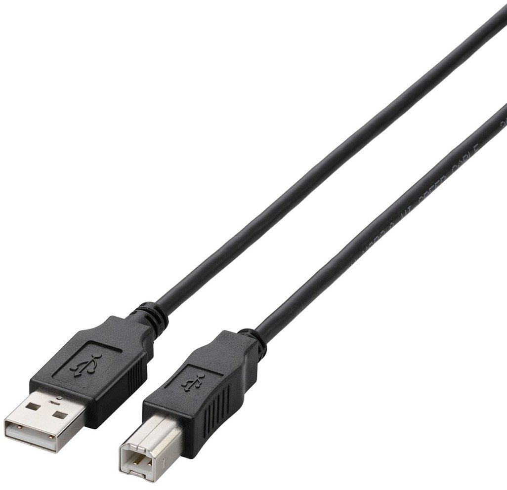 USB2.0�P�[�u��/A-B�^�C�v/�m�[�}��/1m/�u���b�N U2C-BN10BK