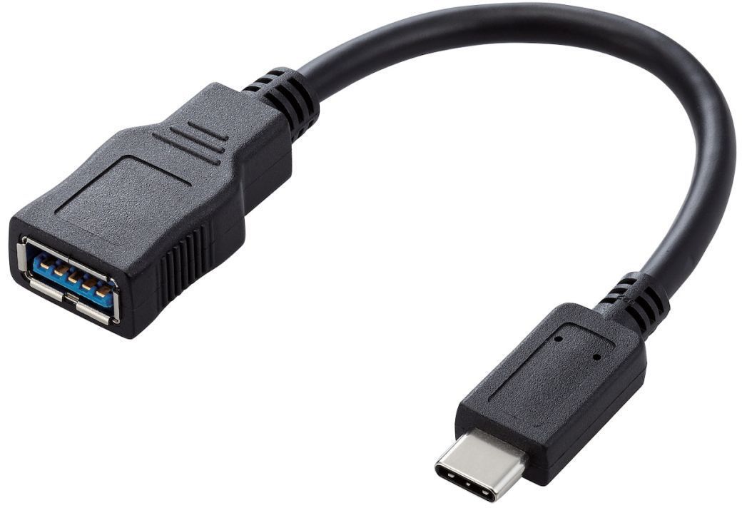 USB/Type-C�ϊ�/�P�[�u��/�u���b�N USB3-AFCM01BK