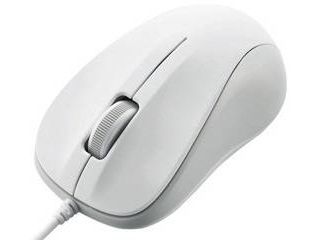 USB光学式マウス/Sサイズ/3ボタン/ホワイト/RoHS指令準拠 M-K5URWH/RS