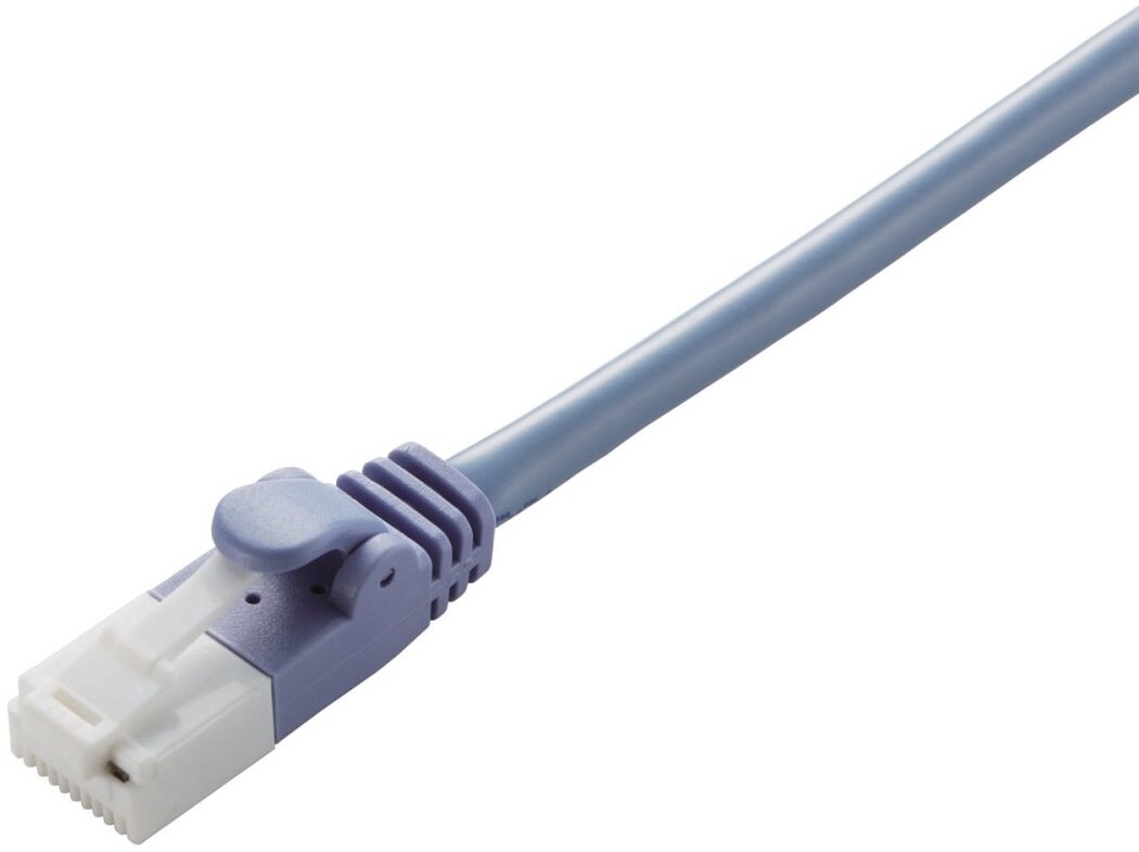 CAT5e���� �ܐ܂�h�~LAN�P�[�u�� 1m �ȈՃp�b�P�[�W�d�l LD-CTT/BU1/RS �u���[