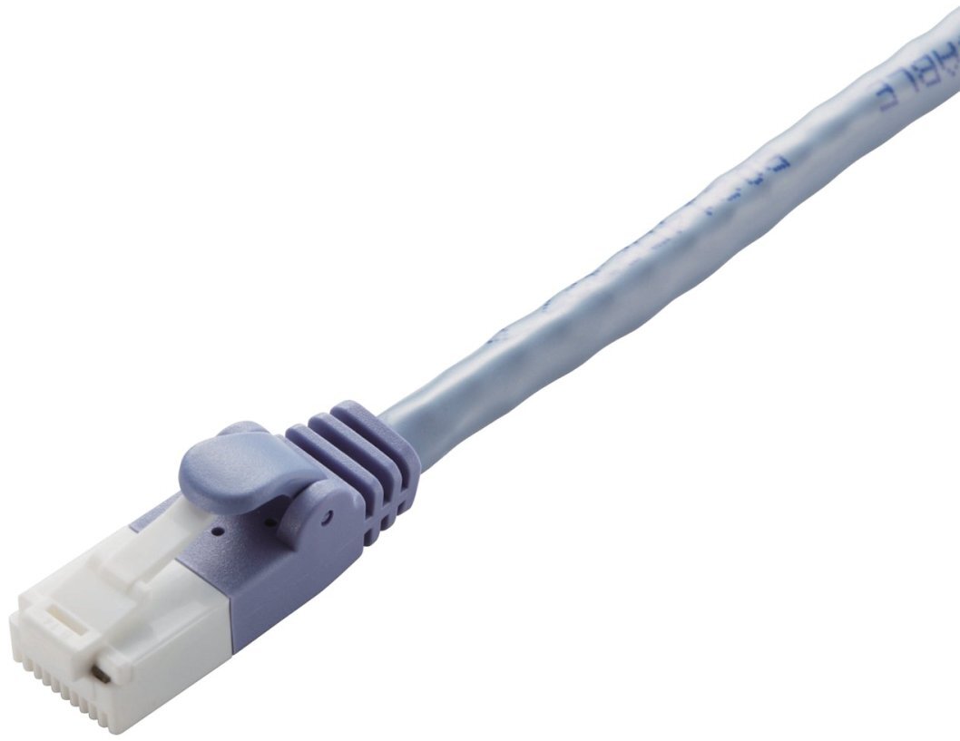 CAT6���� �ܐ܂�h�~LAN�P�[�u�� 5m �ȈՃp�b�P�[�W�d�l LD-GPT/BU5/RS �u���[
