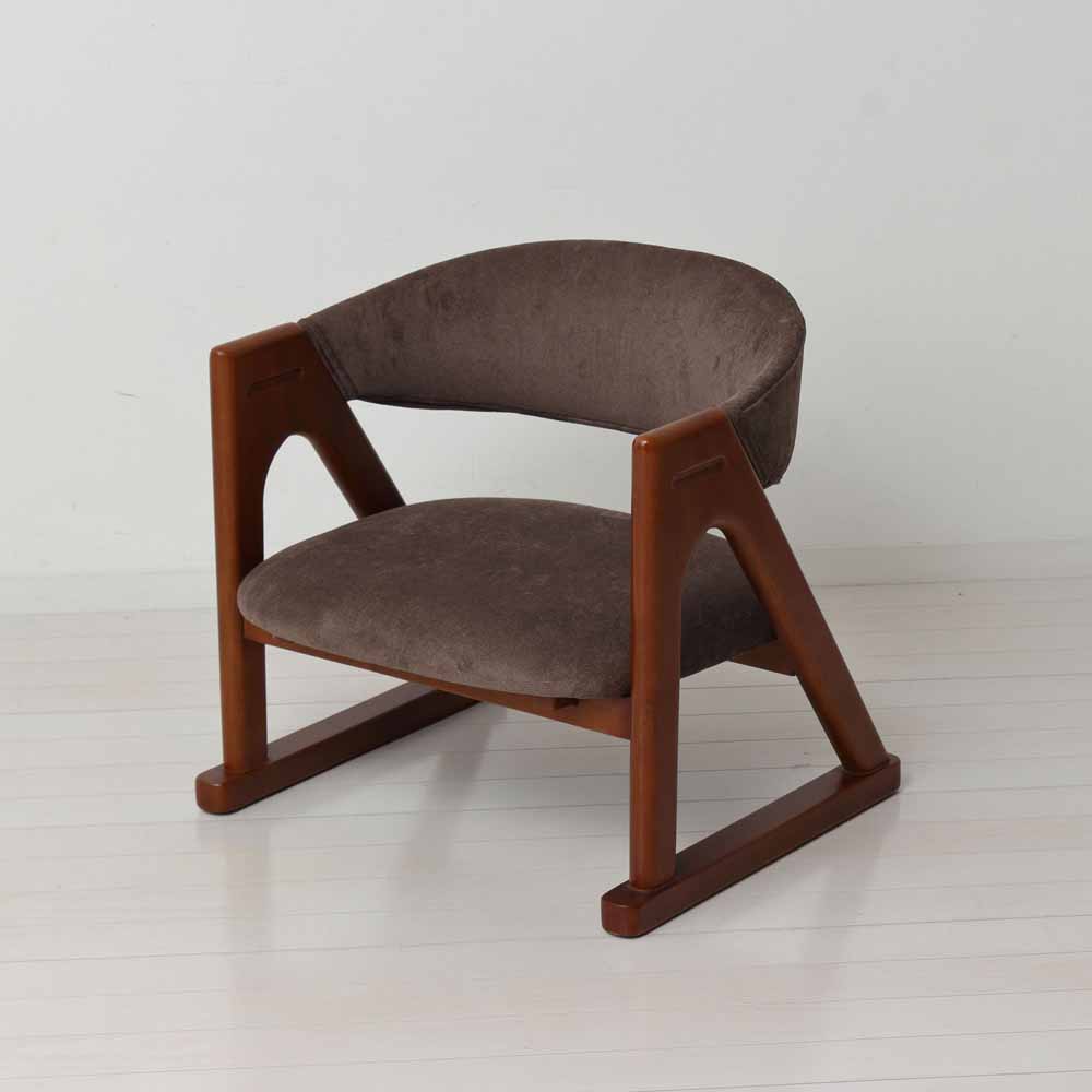 KUROSHIO クロシオ らくらく立ち上がり低座椅子 ブラウン 04274